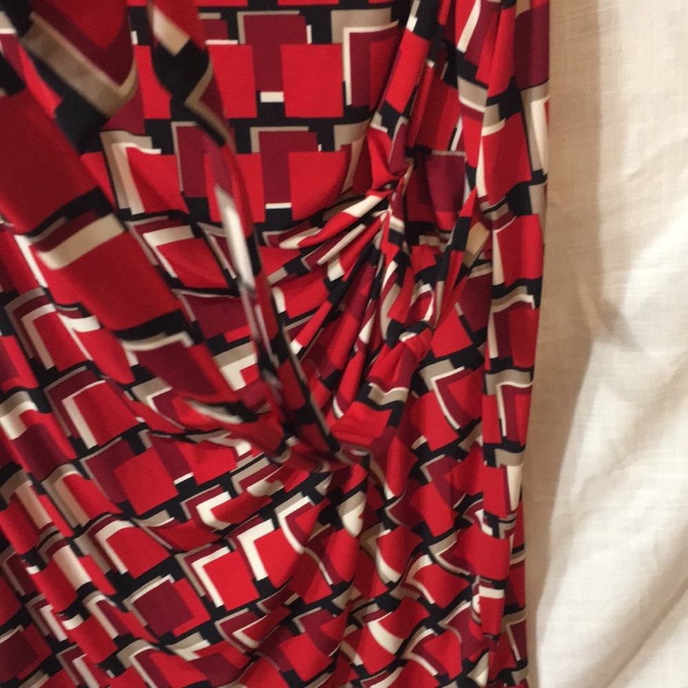 R&K Overlaping Square Pattern Dress - Picture 7 of 9